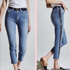 Mcguire Ibiza High Rise Crop Camo Jeans Size 27